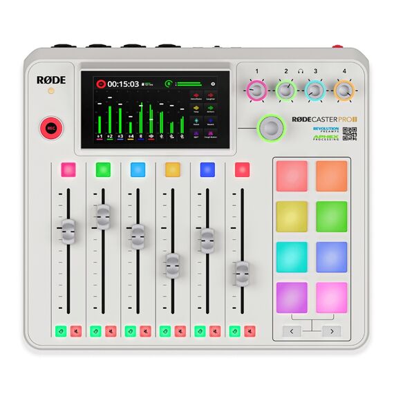 Интегрированная студия звукозаписи RØDECaster Pro II White, Цвет: White