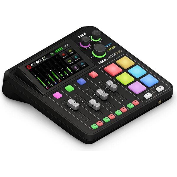 Интегрированная студия звукозаписи RØDECaster Duo Black, Цвет: Black, изображение 2