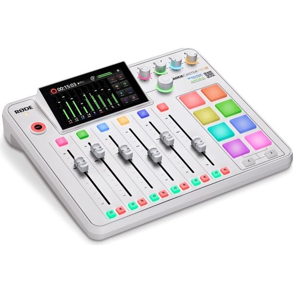 Интегрированная студия звукозаписи RØDECaster Pro II White, Цвет: White, изображение 3