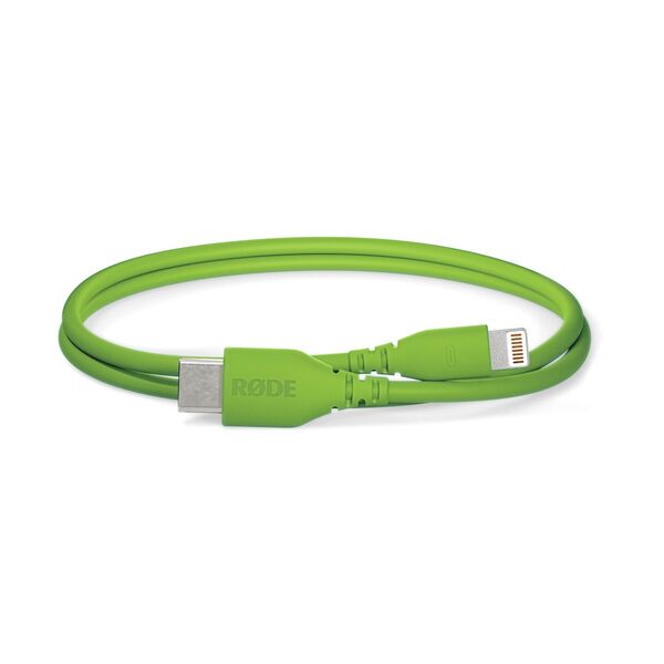 SC21 Кабель USB-C к Lightning (30 см) Green, Цвет: Green