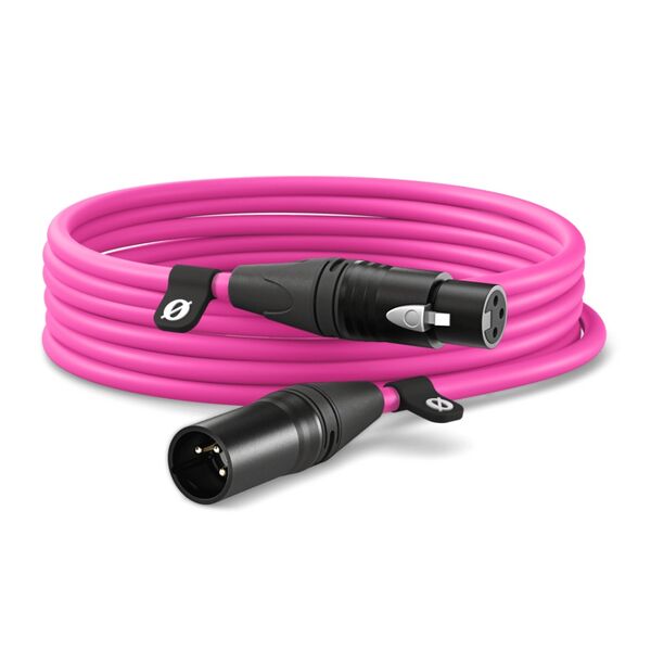 Кабель XLR Премиум-класса Pink 6 м, Цвет: Pink, Вариант размера: 6 м