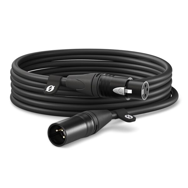 Кабель XLR Премиум-класса Black 6 м, Цвет: Black, Вариант размера: 6 м