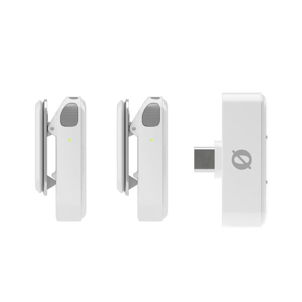 Беспроводной микрофон Wireless Micro (White for USB-C), Цвет: White, Варианты подключения: USB-C, изображение 3