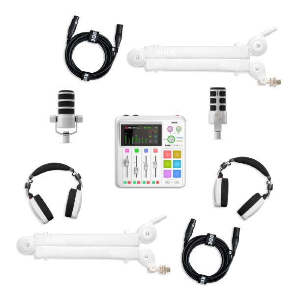 Пакет подкаста Podcaster Bundle White (для двух человек), Цвет: White