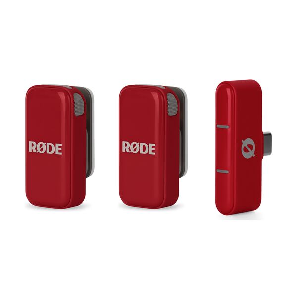 Беспроводной микрофон Wireless Micro (Red for USB-C), Цвет: Red, Варианты подключения: USB-C, изображение 2