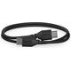 Кабель USB-C (30 см) SC22 Black, Цвет: Black