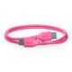 Кабель USB-C (30 см) SC22 Pink, Цвет: Pink