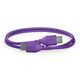Кабель USB-C (30 см) SC22 Purple, Цвет: Purple